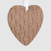 Bubble Strick Stitch Pattern von Shirley Taylor Ornament (Vorderseite)