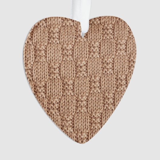 Bubble Strick Stitch Pattern von Shirley Taylor Ornament (Vorderseite)