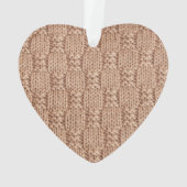 Bubble Strick Stitch Pattern von Shirley Taylor Ornament (Rückseite)