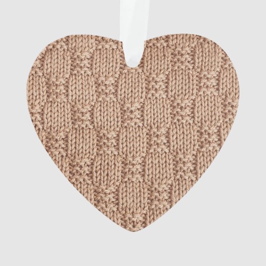 Bubble Strick Stitch Pattern von Shirley Taylor Ornament (Rückseite)