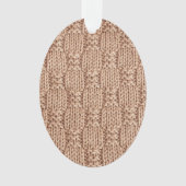 Bubble Strick Stitch Pattern von Shirley Taylor Ornament (Vorderseite)