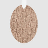 Bubble Strick Stitch Pattern von Shirley Taylor Ornament (Rückseite)