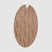 Bubble Strick Stitch Pattern von Shirley Taylor Ornament (Vorderseite)