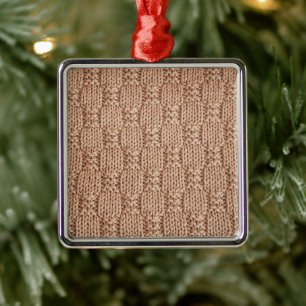 Bubble Strick Stitch Pattern von Shirley Taylor Ornament Aus Metall