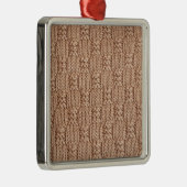 Bubble Strick Stitch Pattern von Shirley Taylor Ornament Aus Metall (Rechts)