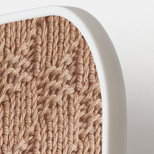 Bubble Strick Stitch Pattern von Shirley Taylor Pickleball Schläger (Linke Seite)