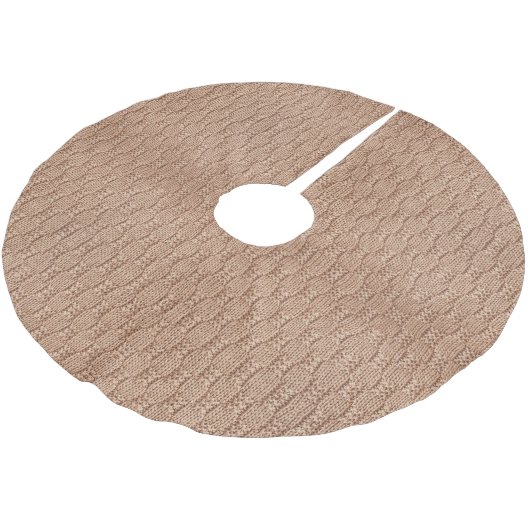 Bubble Strick Stitch Pattern von Shirley Taylor Polyester Weihnachtsbaumdecke (Schrägansicht)