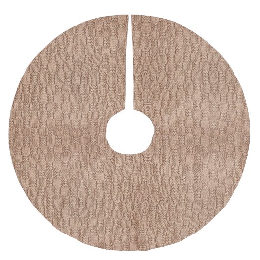 Bubble Strick Stitch Pattern von Shirley Taylor Polyester Weihnachtsbaumdecke (Vorderseite)