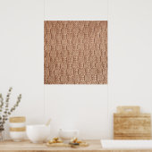 Bubble Strick Stitch Pattern von Shirley Taylor Poster (Küche)