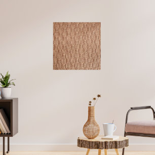 Bubble Strick Stitch Pattern von Shirley Taylor Poster