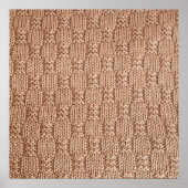 Bubble Strick Stitch Pattern von Shirley Taylor Poster (Vorne)