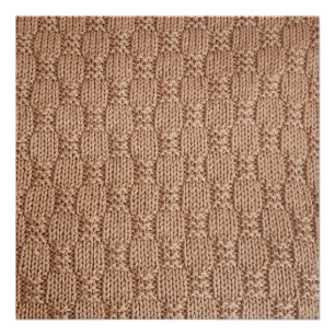 Bubble Strick Stitch Pattern von Shirley Taylor Poster