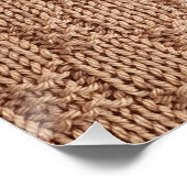 Bubble Strick Stitch Pattern von Shirley Taylor Poster (Ecke)