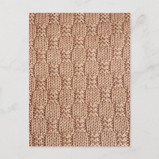 Bubble Strick Stitch Pattern von Shirley Taylor Postkarte (Vorderseite)