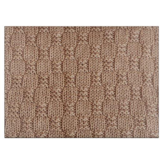 Bubble Strick Stitch Pattern von Shirley Taylor Schneidebrett (Vorderseite)