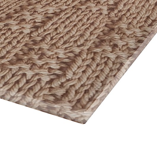 Bubble Strick Stitch Pattern von Shirley Taylor Schneidebrett (Ecke)