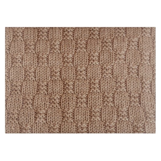 Bubble Strick Stitch Pattern von Shirley Taylor Schneidebrett (Vorderseite)