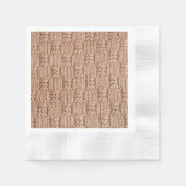 Bubble Strick Stitch Pattern von Shirley Taylor Serviette (Vorderseite)