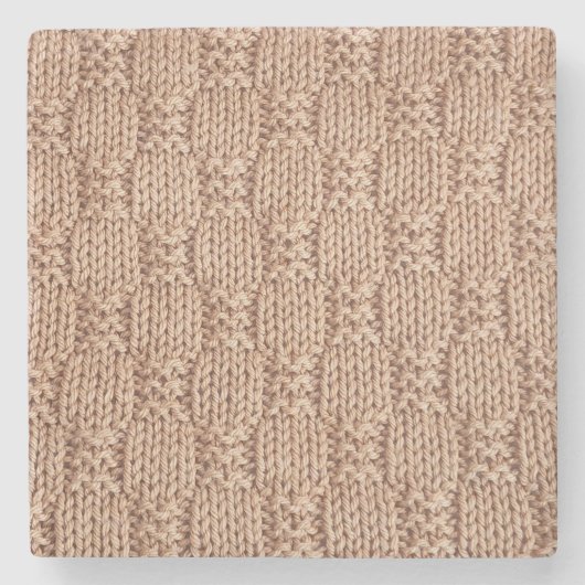 Bubble Strick Stitch Pattern von Shirley Taylor Steinuntersetzer (Vorderseite)