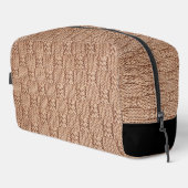 Bubble Strick Stitch Pattern von Shirley Taylor Waschbeutel (Rechte Ecke)