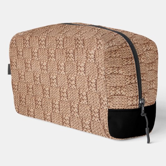 Bubble Strick Stitch Pattern von Shirley Taylor Waschbeutel (Rechte Ecke)