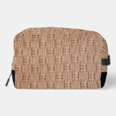 Bubble Strick Stitch Pattern von Shirley Taylor Waschbeutel (Rückseite)