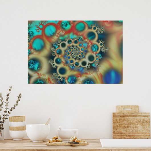 Bubble Tangent Poster (Küche)