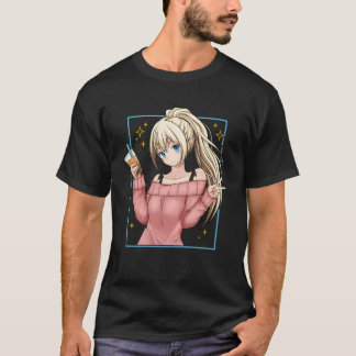 Bubble Tea Anime Girl Kawaii Japanisch T-Shirt