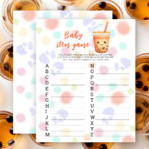 Bubble Tea Baby Shower Baby Spiel