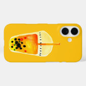 Bubble tea boba Aquarellkunst Case-Mate iPhone Hülle (Rückseite (Horizontal))