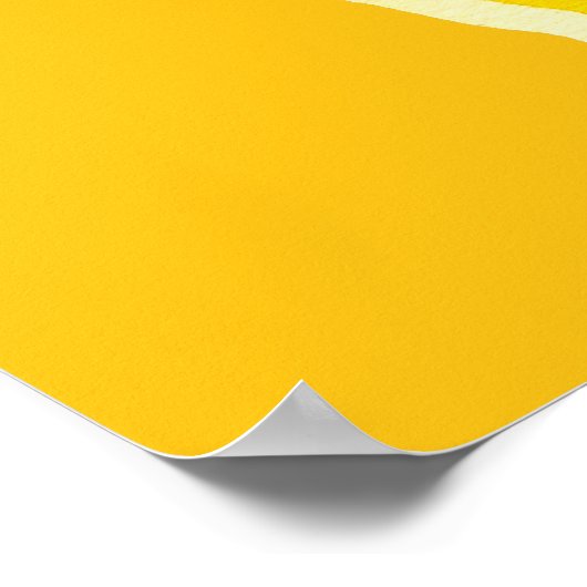 Bubble tea boba Aquarellkunst Poster (Ecke)