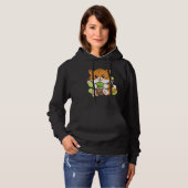 Bubble Tea Cat Boba Tea Drinker Tapioca Balls cat Hoodie (Vorne ganz)