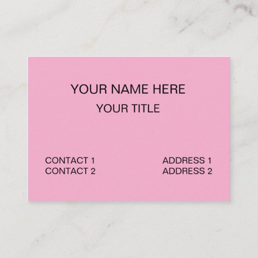 Bubble Tea Drink Cafe Visitenkarte (Rückseite)