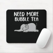 Bubble Tea Elephant Niedlich Boba Tea Geschenk Bla Mousepad (Mit Mouse)