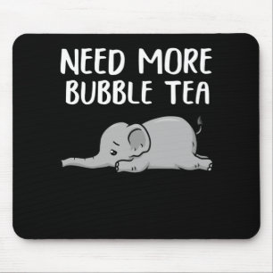 Bubble Tea Elephant Niedlich Boba Tea Geschenk Bla Mousepad