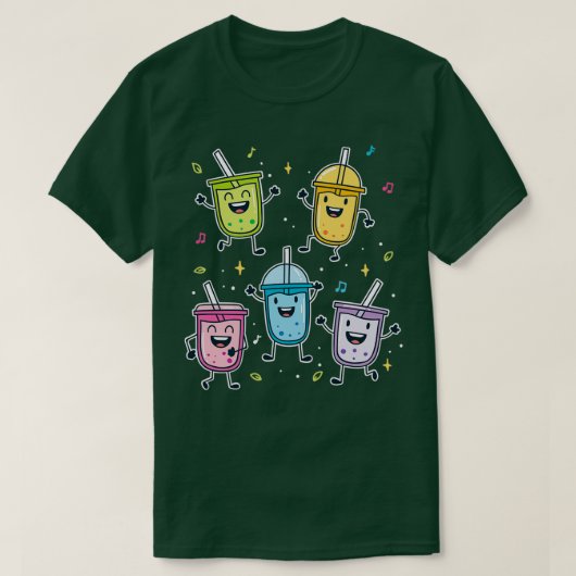 Bubble Tea Flavors T-Shirt (Design vorne)