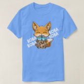 Bubble Tea Fox Funny Boba Tea 439 T-Shirt (Design vorne)