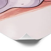 Bubble Tea Geist Poster (Ecke)