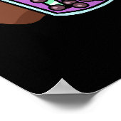 Bubble Tea Gift Girl Red Panda Boba Tea Blubble Te Poster (Ecke)