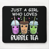 Bubble Tea Gifts Kawaii Bubble Tee Mousepad (Vorne)