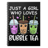 Bubble Tea Gifts Kawaii Bubble Tee Notizblock (Vorderseite)