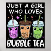 Bubble Tea Gifts Kawaii Bubble Tee Poster (Vorne)