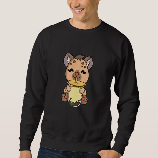 Bubble Tea Hyena Sweatshirt (Vorderseite)