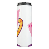 Bubble Tea Kitty Thermosbecher (Rückseite)