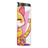 Bubble Tea Kitty Thermosbecher (Nach rechts gedreht)