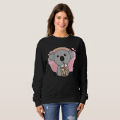 Bubble Tea Koala With Chocolate Tea Sweet Koalas Sweatshirt (Vorne ganz)