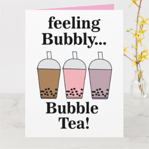 Bubble Tea Lustig Karte