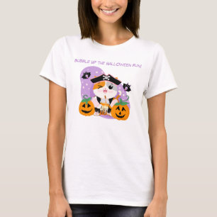 Bubble Tea mit Piraten Kawaii Katze Halloween-Spaß T-Shirt