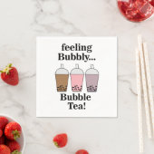 Bubble Tea Party Serviette (Beispiel)