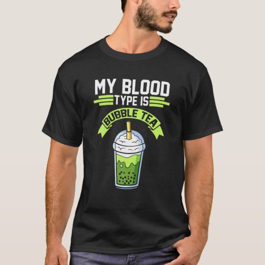 Bubble Tea Pearl Tea T-Shirt (Vorderseite)